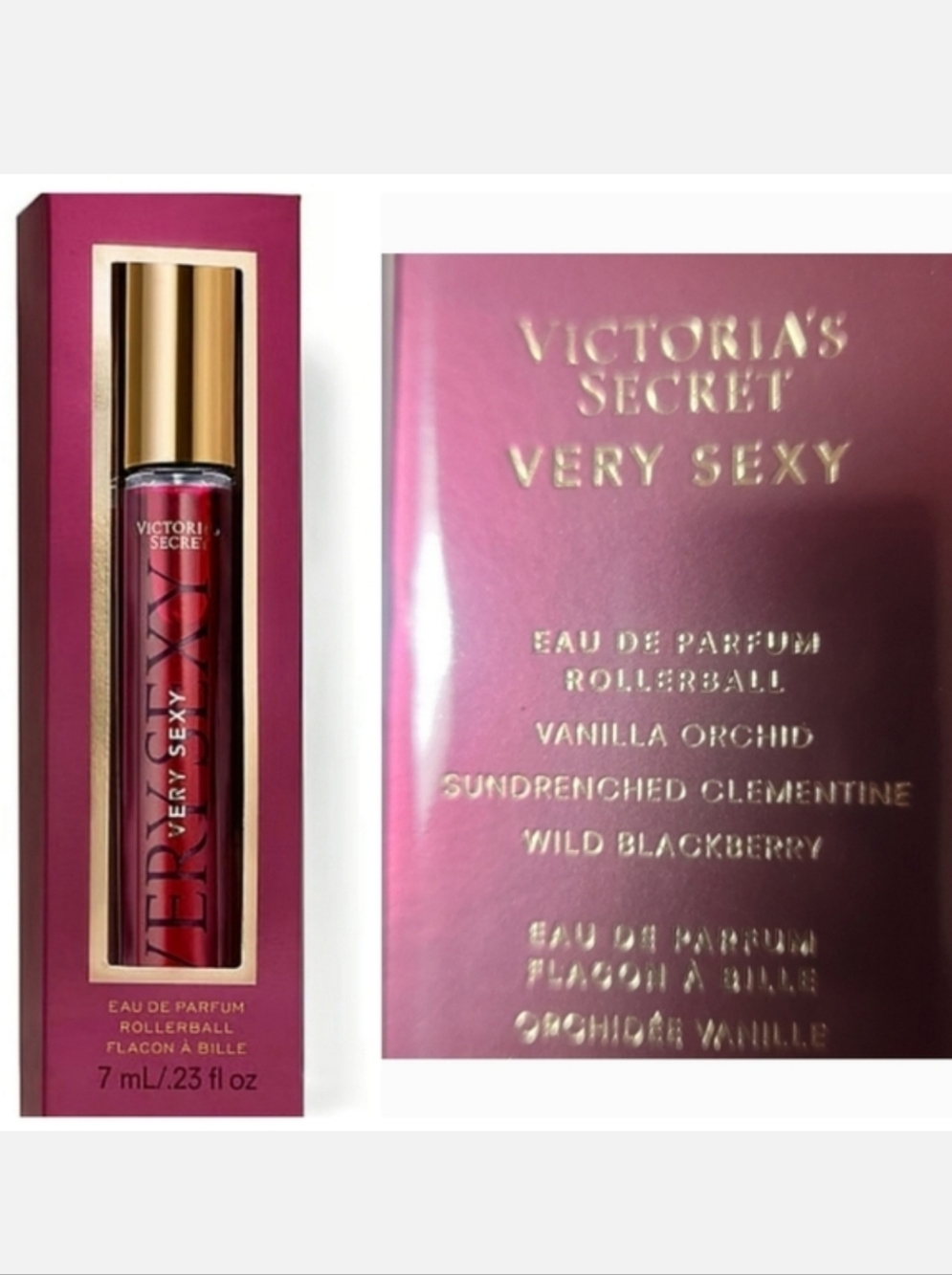 Victoria's secret very sexy rollerball fine fragrance